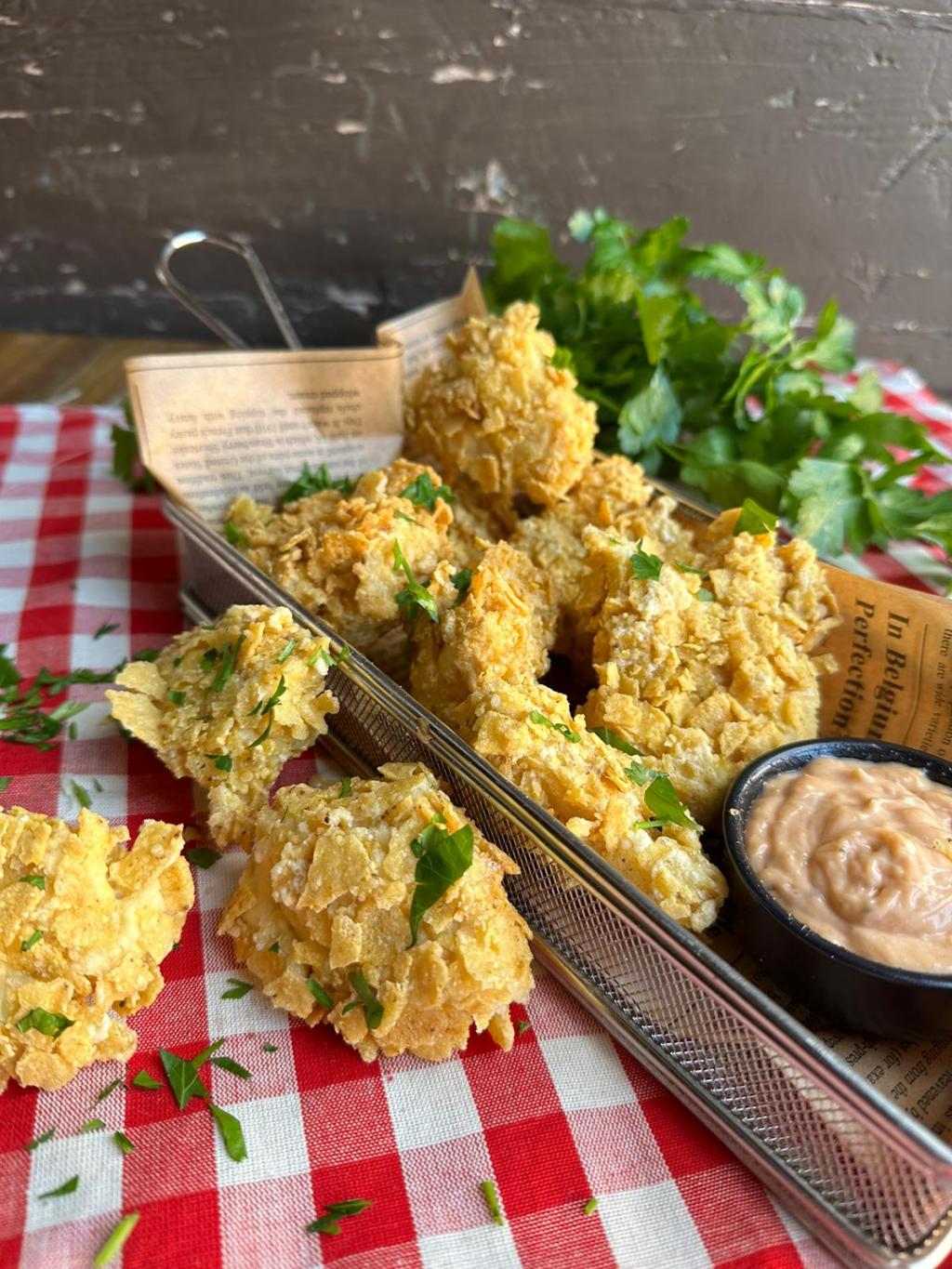 Bocconcini di pollo ripieni di&nbsp;formaggio