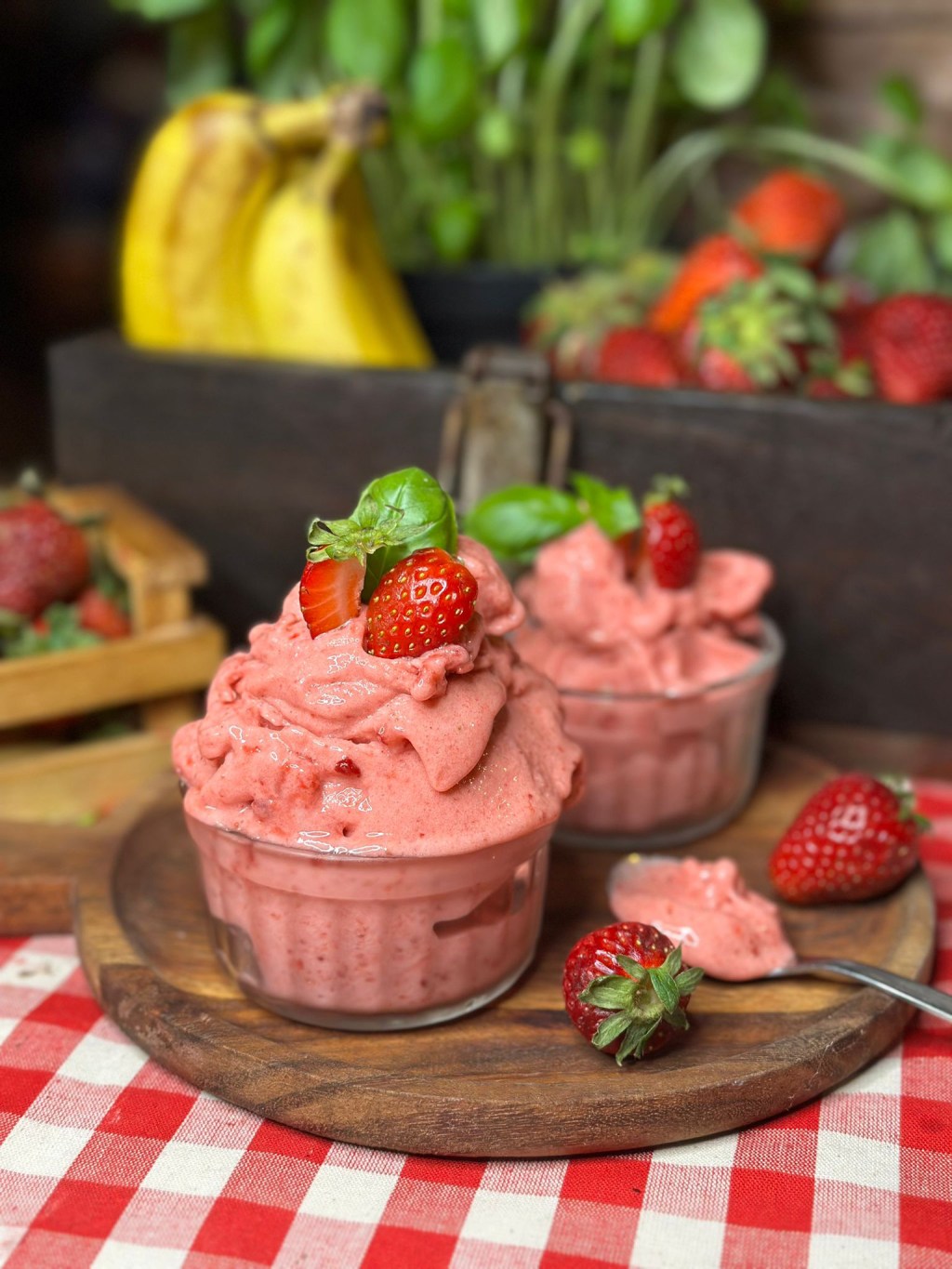 Sorbetto alla Fragola Senza&nbsp;Gelatiera